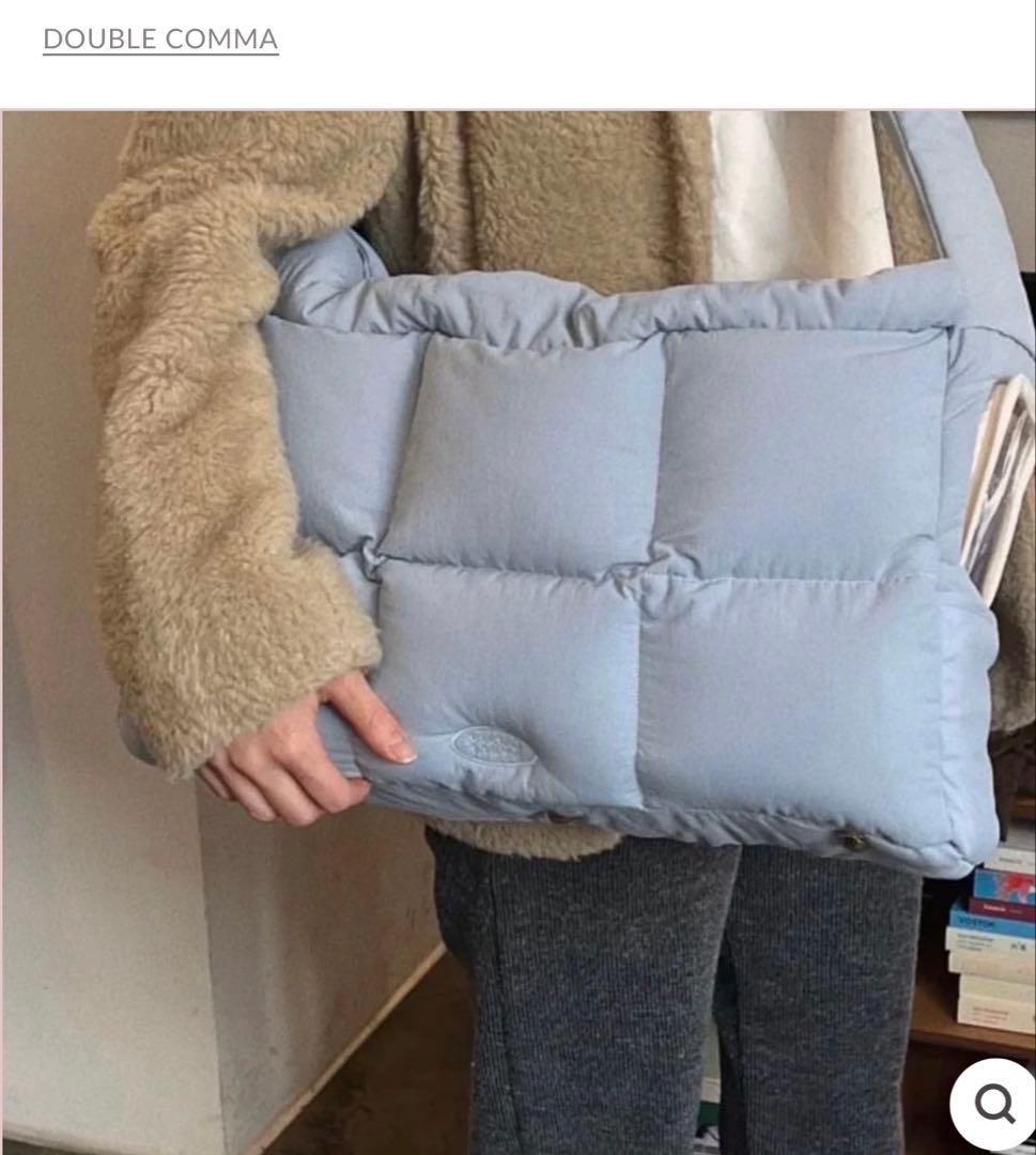 DOUBLE COMMA cloud bagスカイブルー