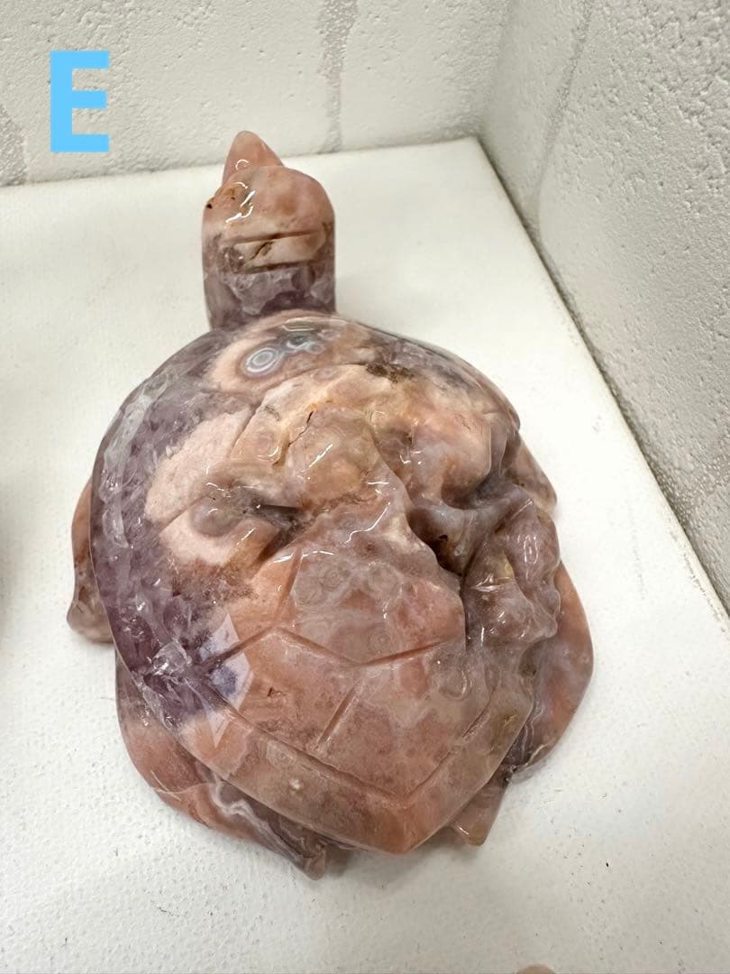 SALE. 一律6000円　ピンクアメジスト　カメ　タートル　天然石　開運