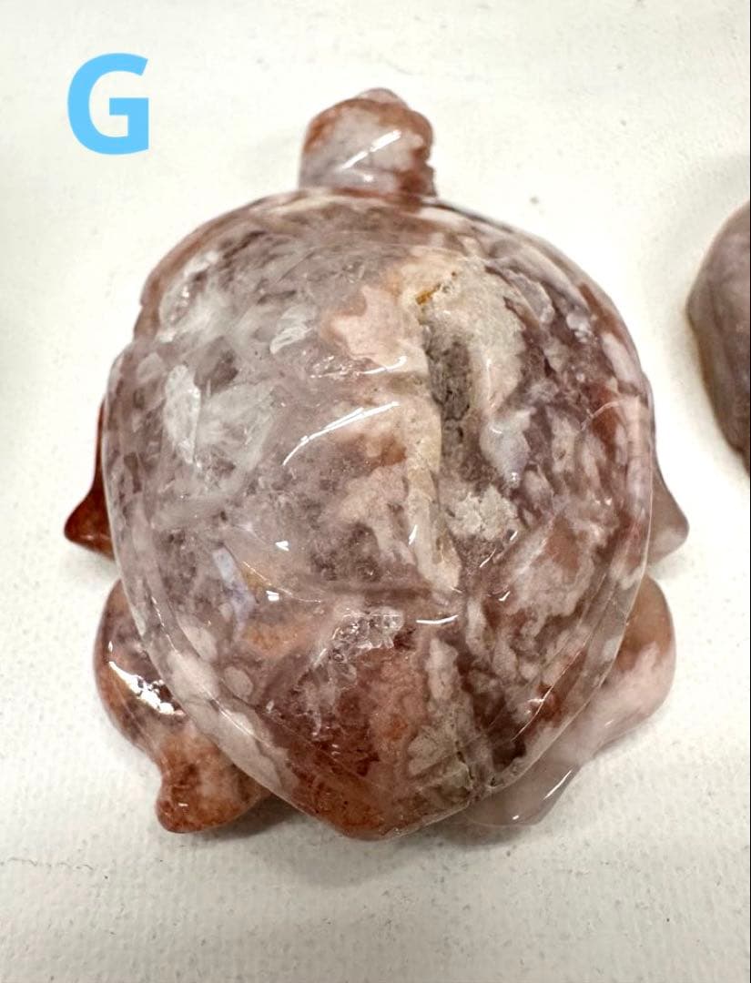 SALE. 一律6000円　ピンクアメジスト　カメ　タートル　天然石　開運