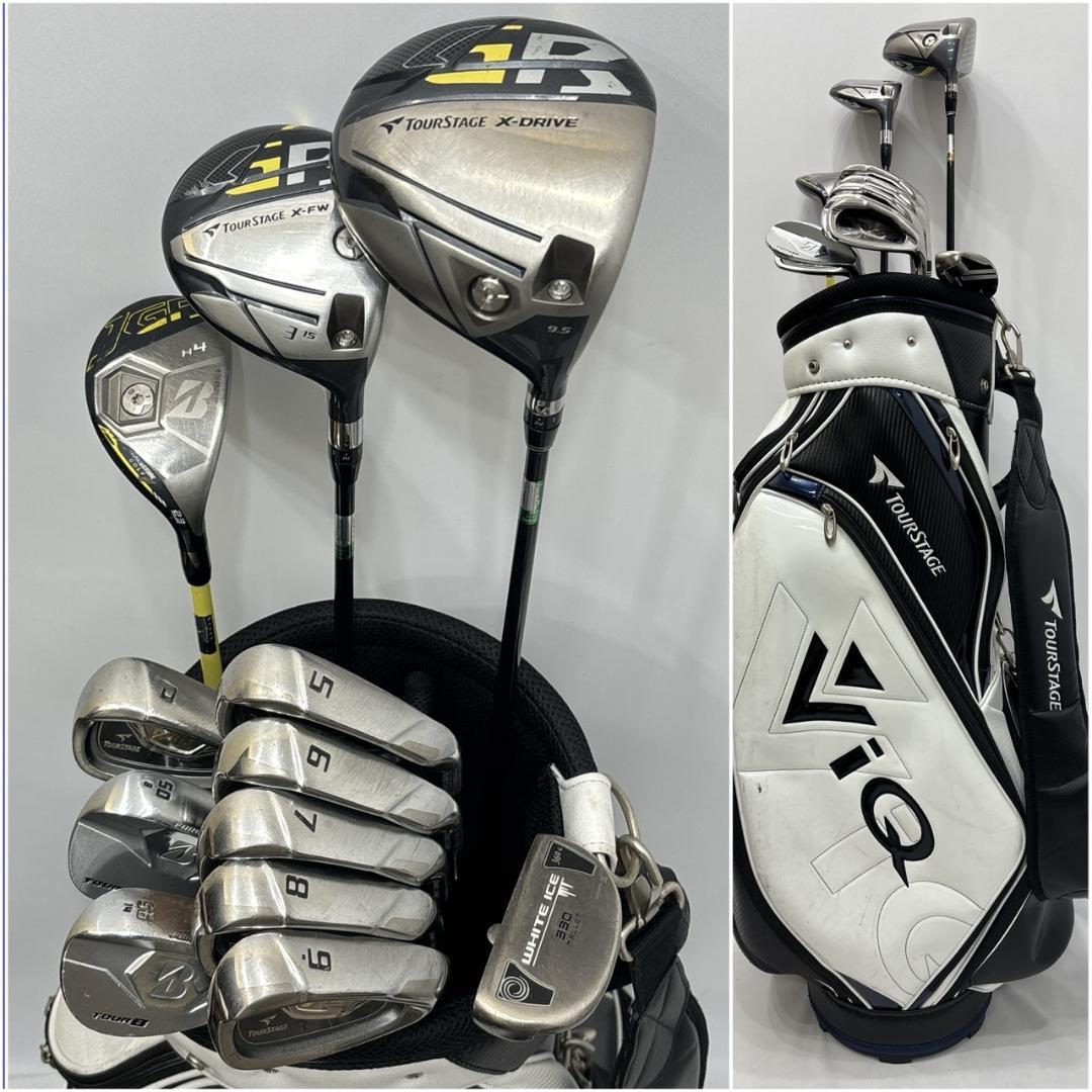 メンズ右利き初心者用　ツアーステージ　ＧR　ゴルフクラブセット　W-2238