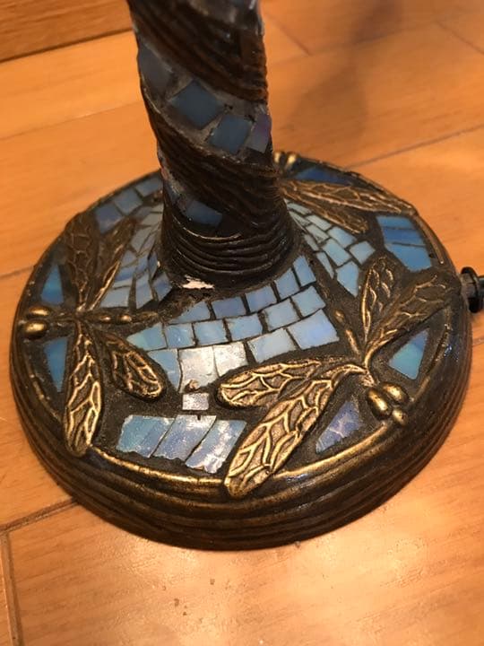 アンティーク　ランプ　トンボ