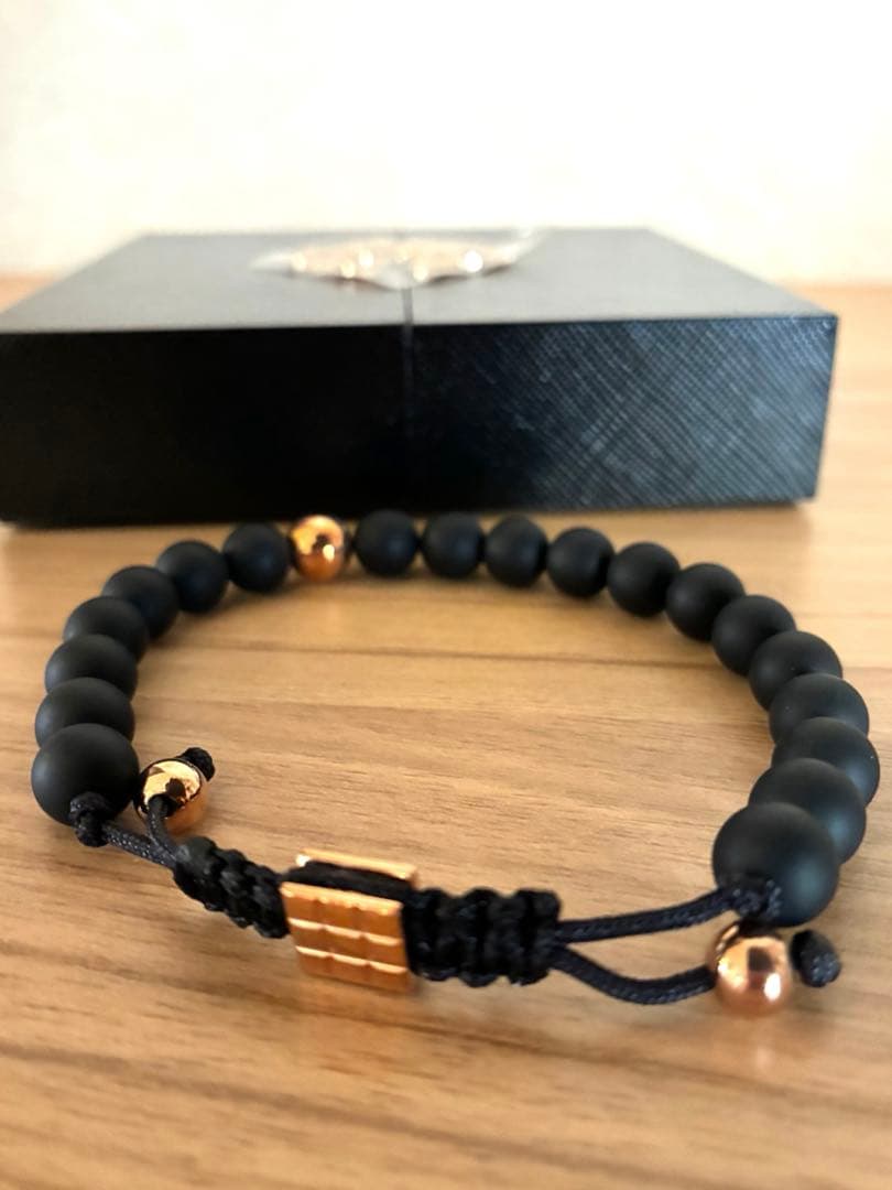 GOLDEN CONCEPT ブレスレット マットブラック×ローズゴールド　新品