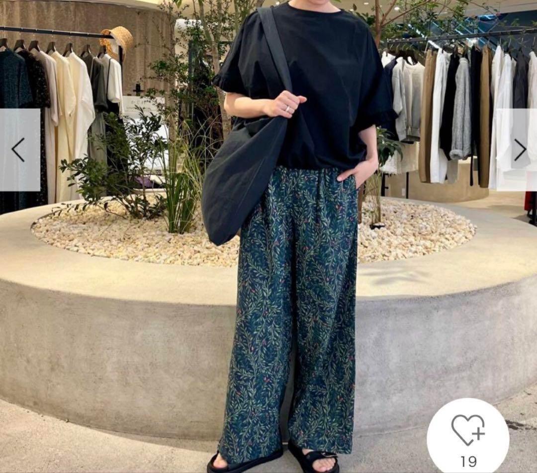 かぐれ　新品　今季　2025 薄手　半袖　フリルスリーブプルオーバー