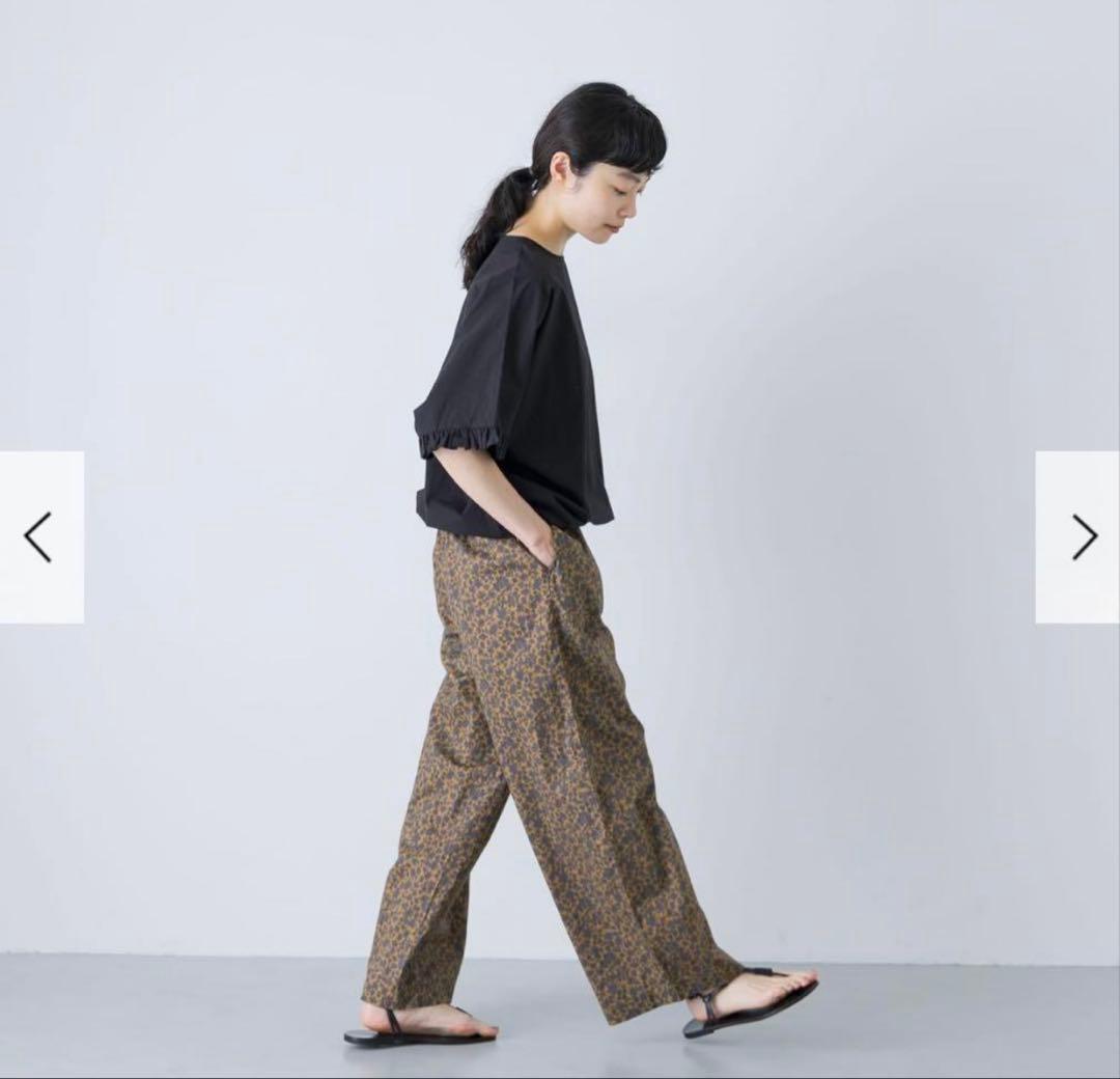 かぐれ　新品　今季　2025 薄手　半袖　フリルスリーブプルオーバー