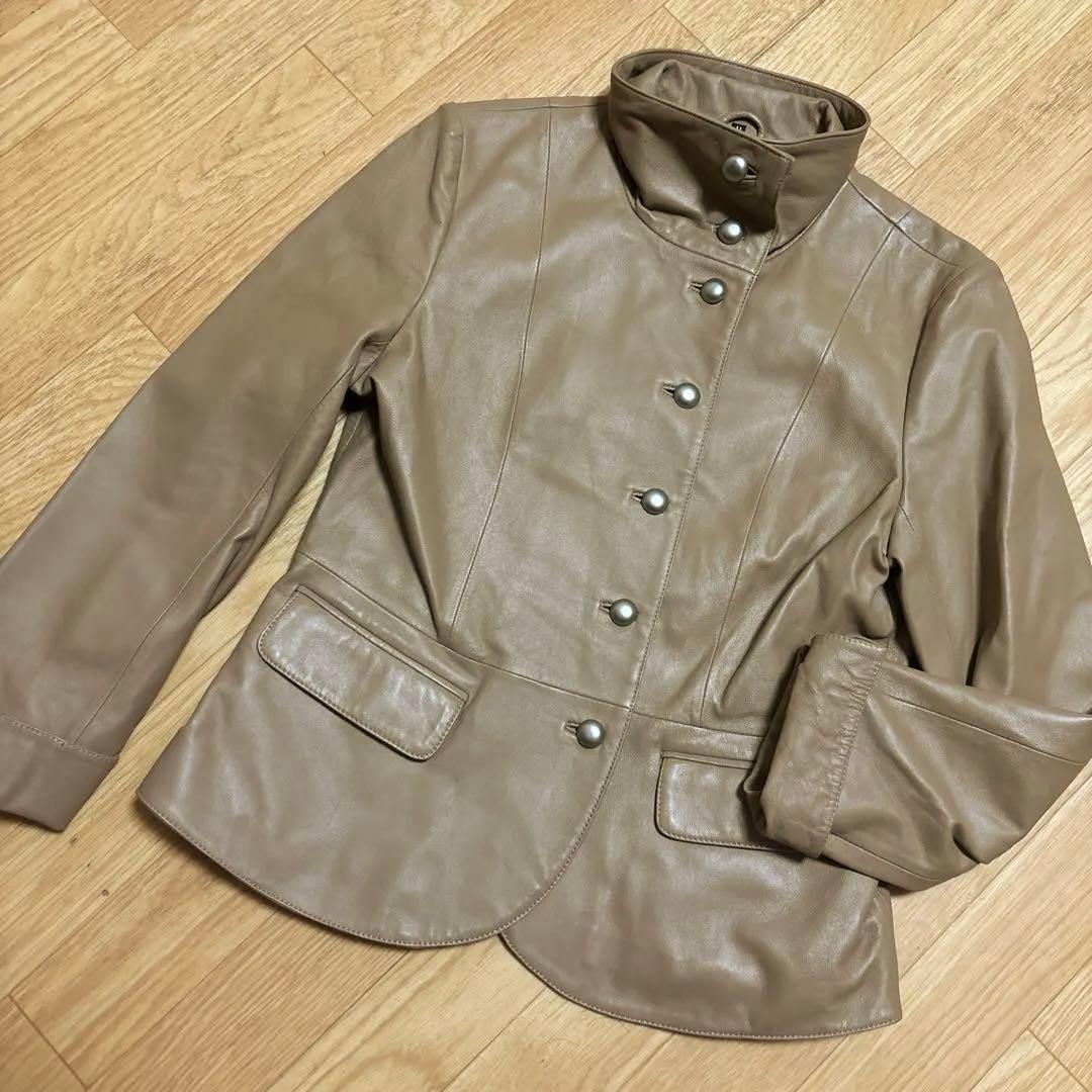 ブイ　フゥォン　ズン　超美品　balmain 羊革　レザージャケット