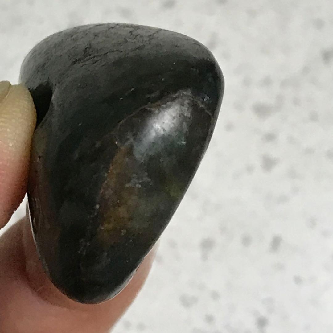 翡翠　垂れ玉　大珠　勾玉