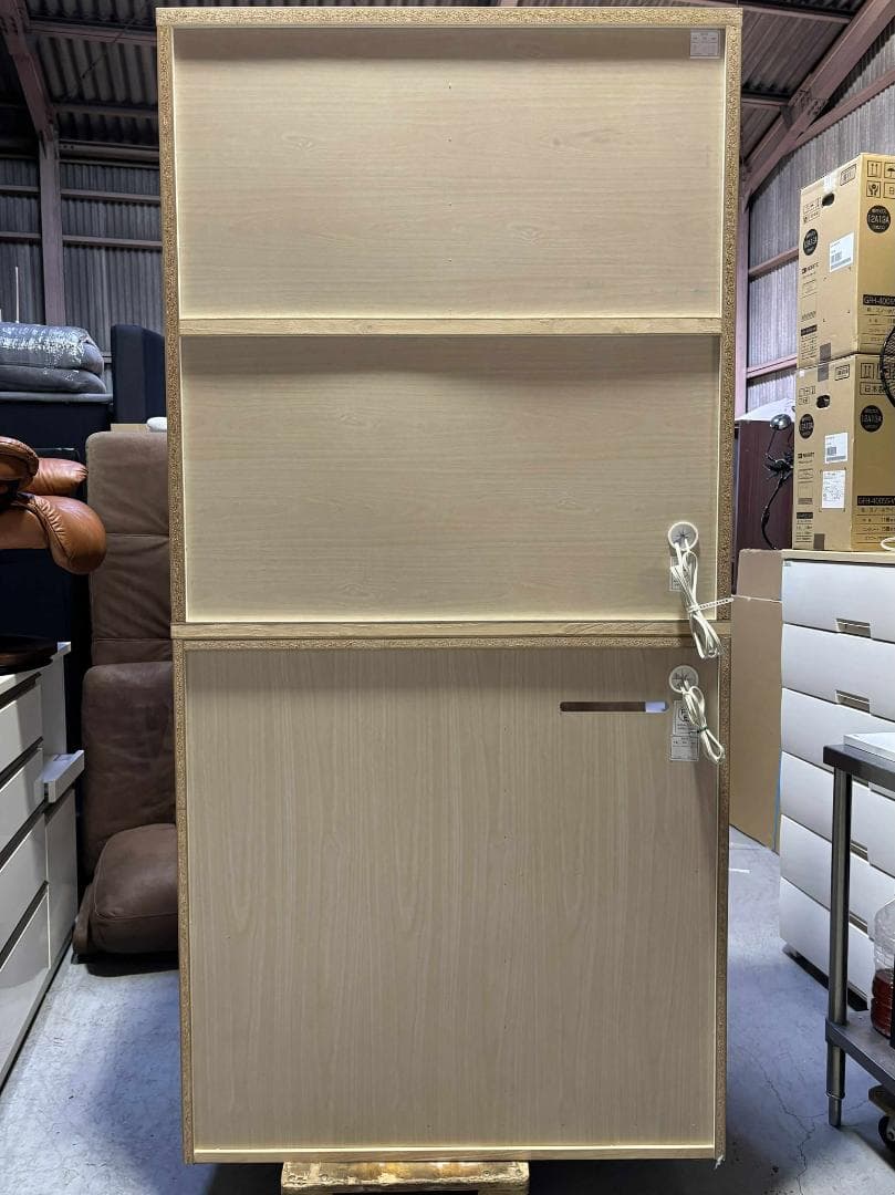 NITORI ポスティアシリーズ 幅105cmキッチンボード、食器棚、Used