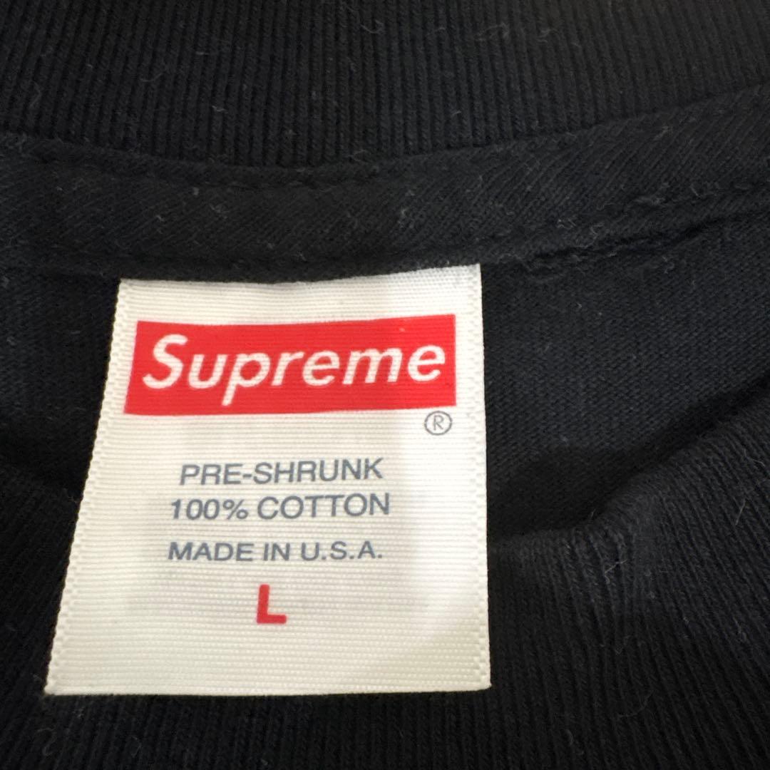 Supreme カモフラージュロゴ Tシャツ Lサイズ