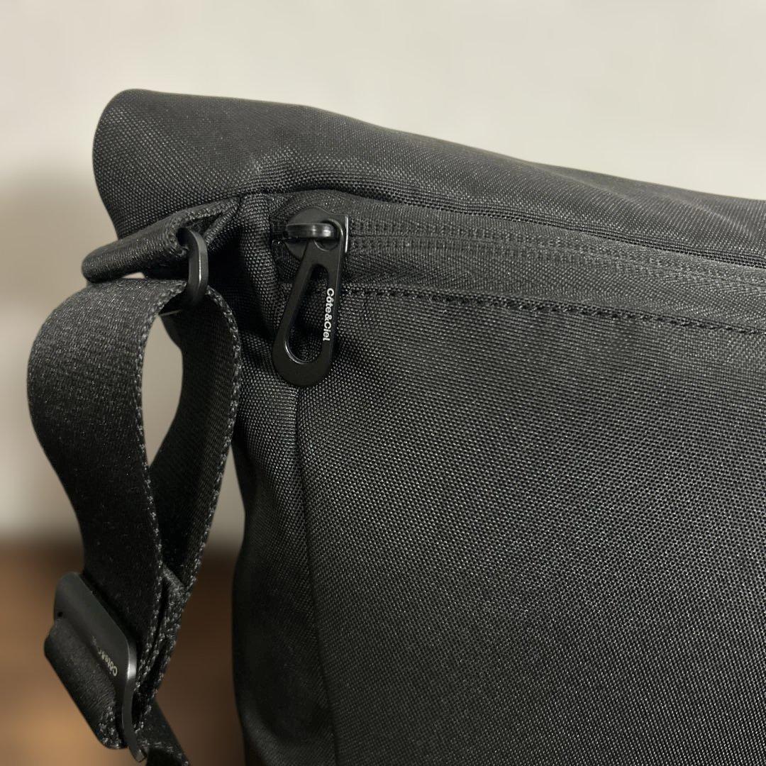 Côte&Ciel（コート&シエル）メッセンジャーバッグ ブラック