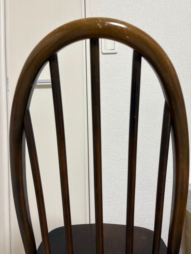 シール 刻印有 アーコール クエーカーチェア イギリスアンティーク