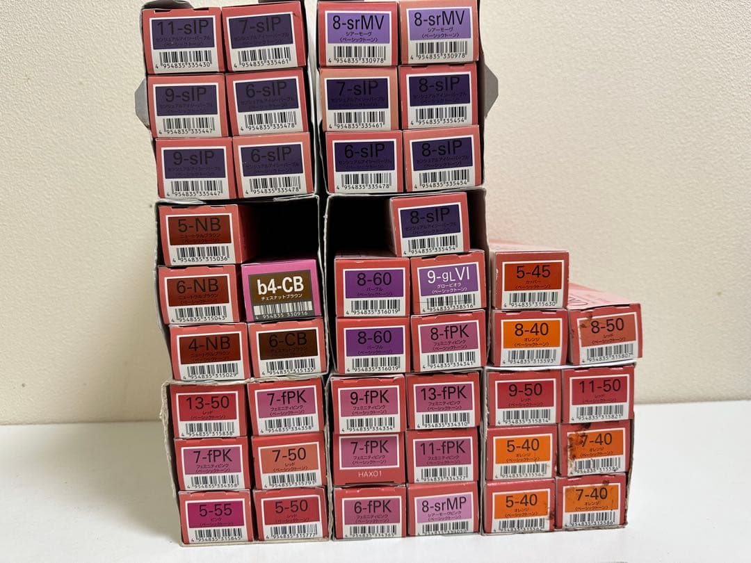 ミルボン　オルディーブ　125本セット　　フィヨーレ赤系2本サービス