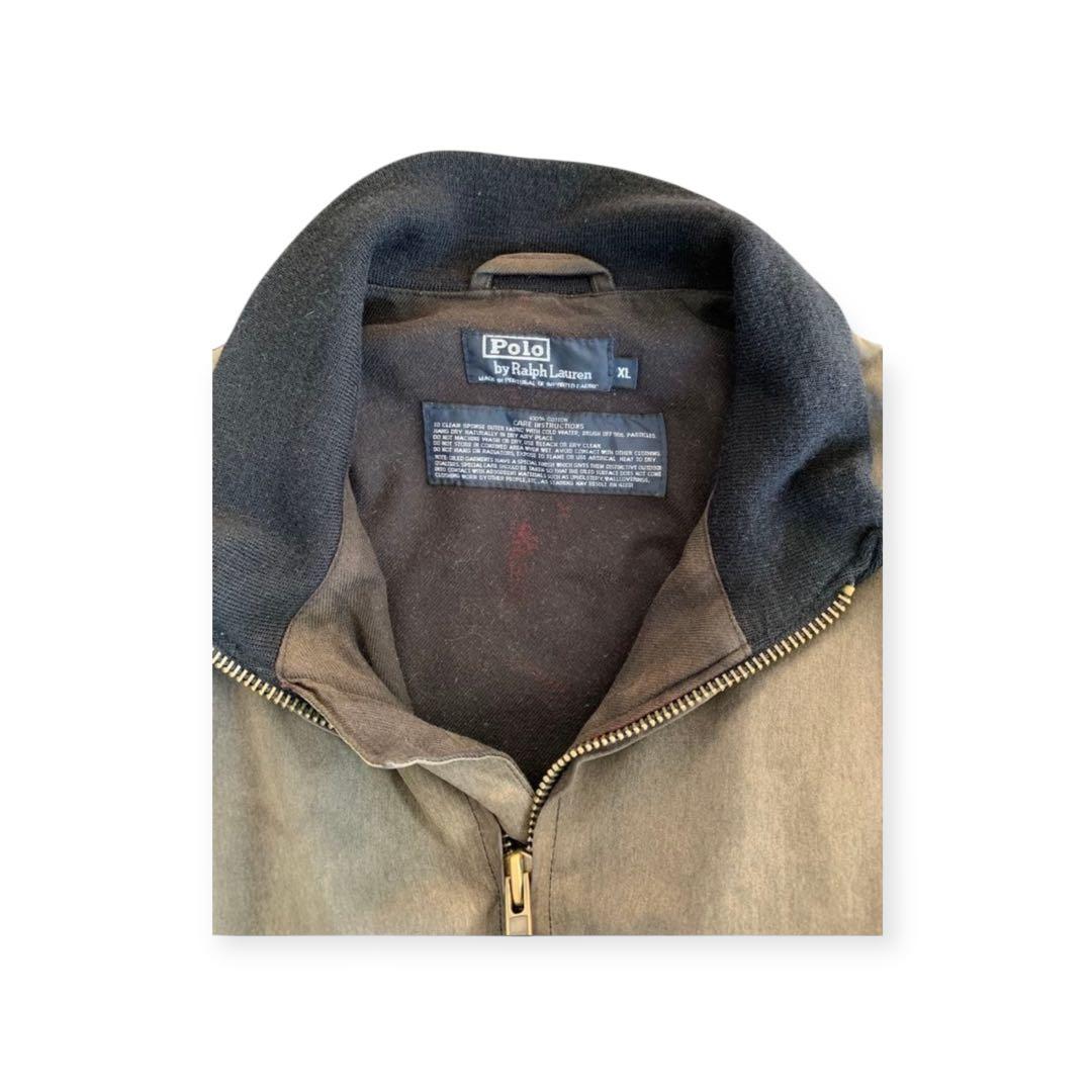 【激レア】90s Ralph Lauren oiled jacket