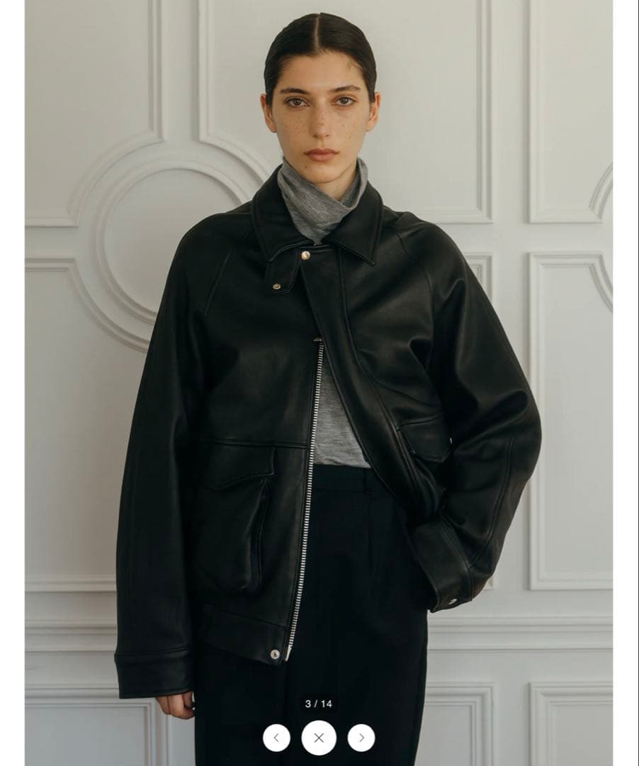 新品未使用CREDONA HERITAGE A-2 LEATHER JACKET