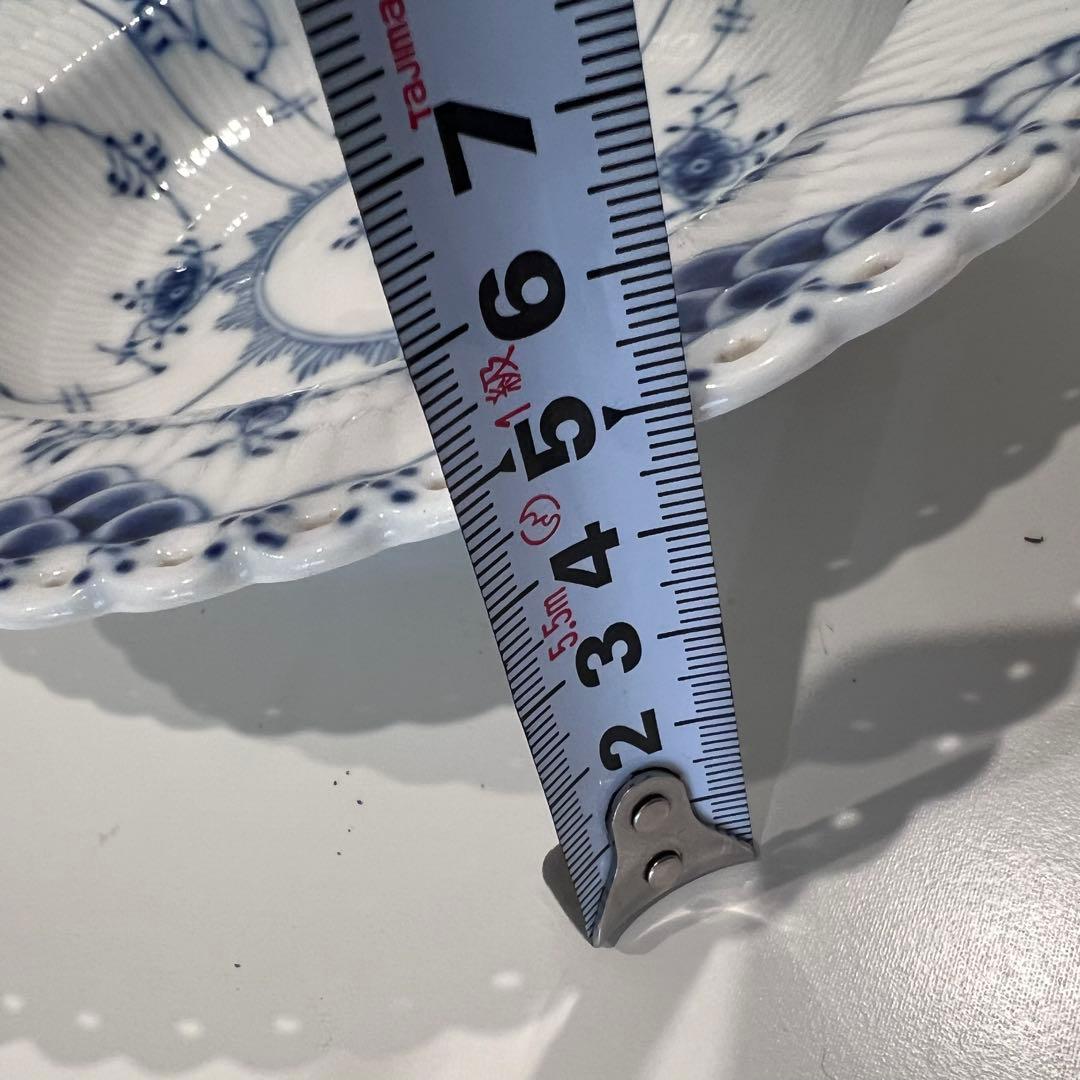 ロイヤルコペンハーゲン　ブルーフルーテッド フルレース プレート 23cm