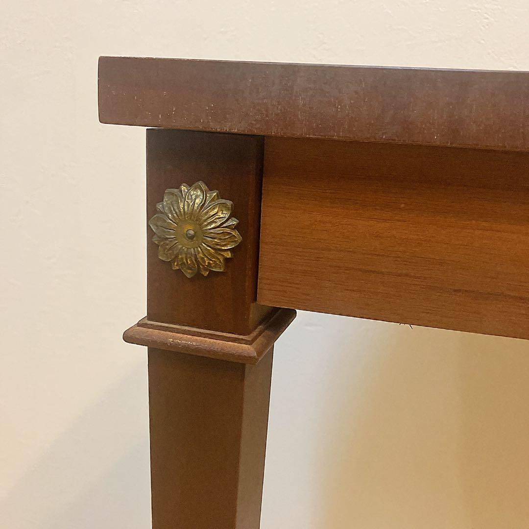 極美品　ヨーロピアンスタイル　アンティーク　地中海　コンソールテーブル　花台