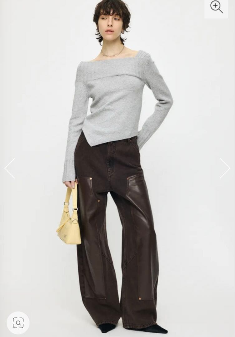 MOUSSY マウジー　ASYMMETRY トップス　アシメトリートップス