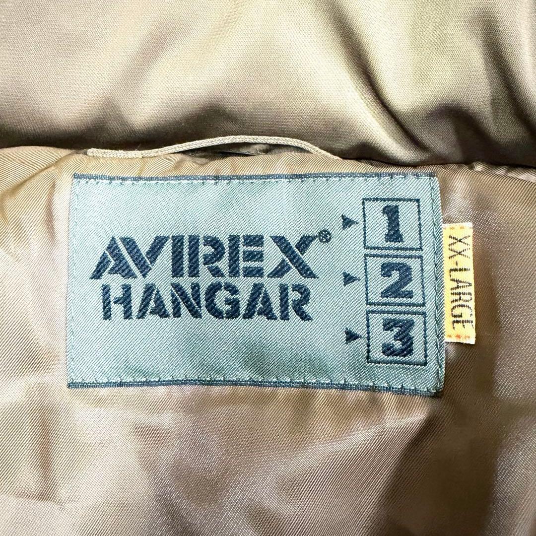 アヴィレックス フライトジャケット トップガン タグ付き ブラウン 2XL