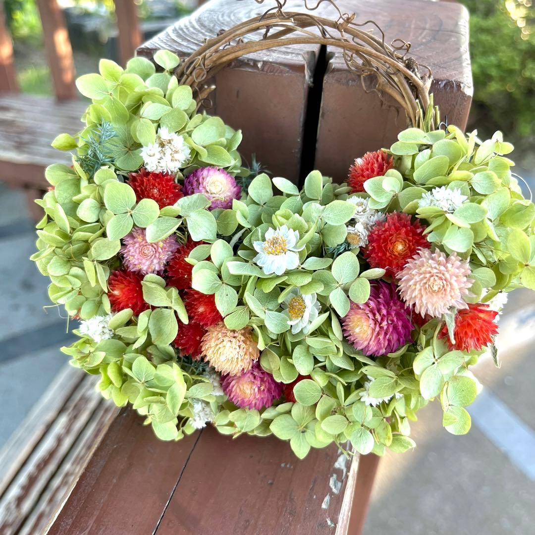 アナベル紫陽花　リース