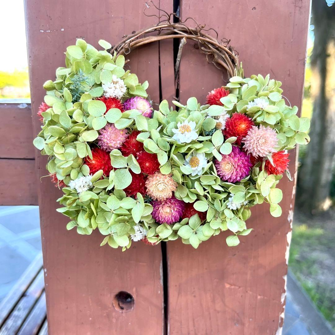 アナベル紫陽花　リース