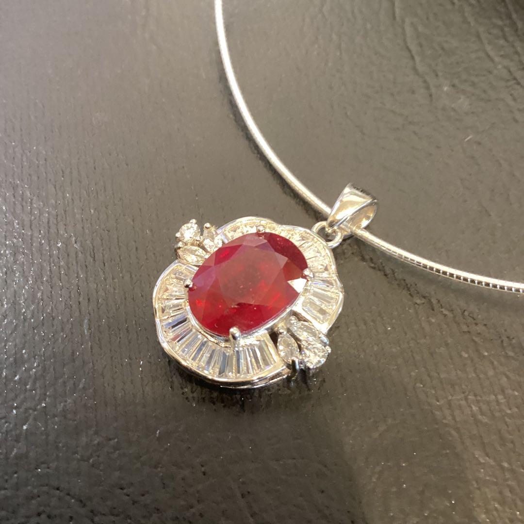 y*様 天然石ルビーペンダントトップ&リングサイズ限定15号