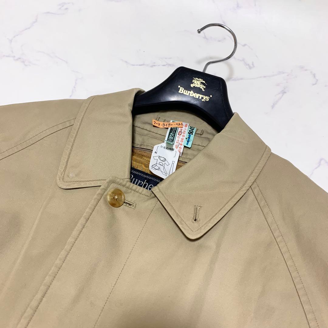 バーバリー　ライナー付き　ステンカラーコート　クリーニング済。