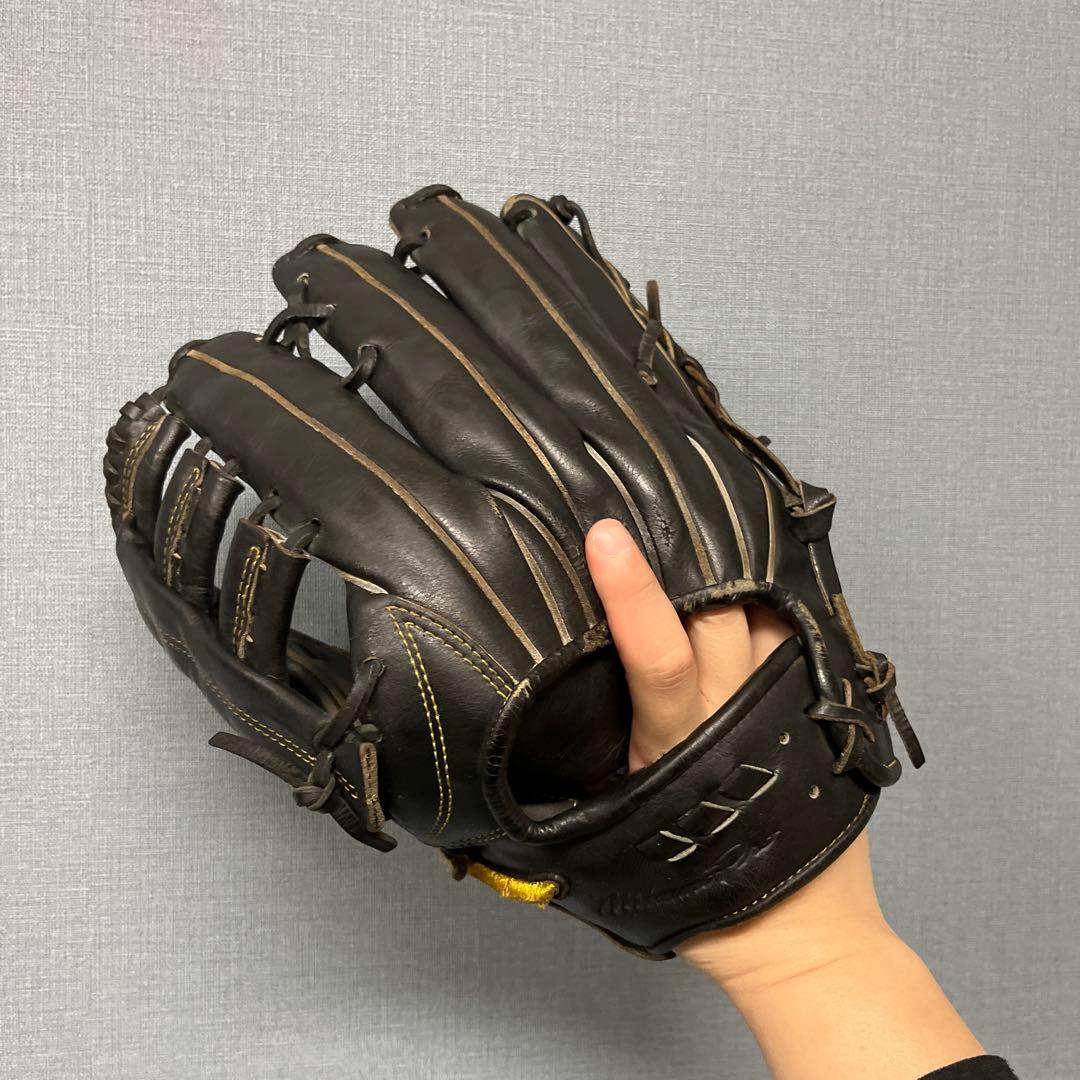 1201 ミズノプロ 5DNA キップレザー 硬式 外野手用グローブ 左投げ