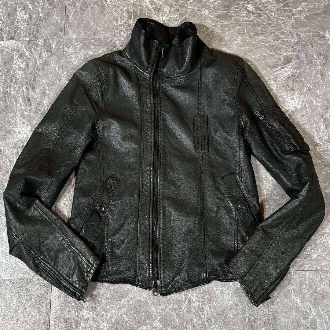 00s【archive】gimmick riders jacket/Y2K/本革