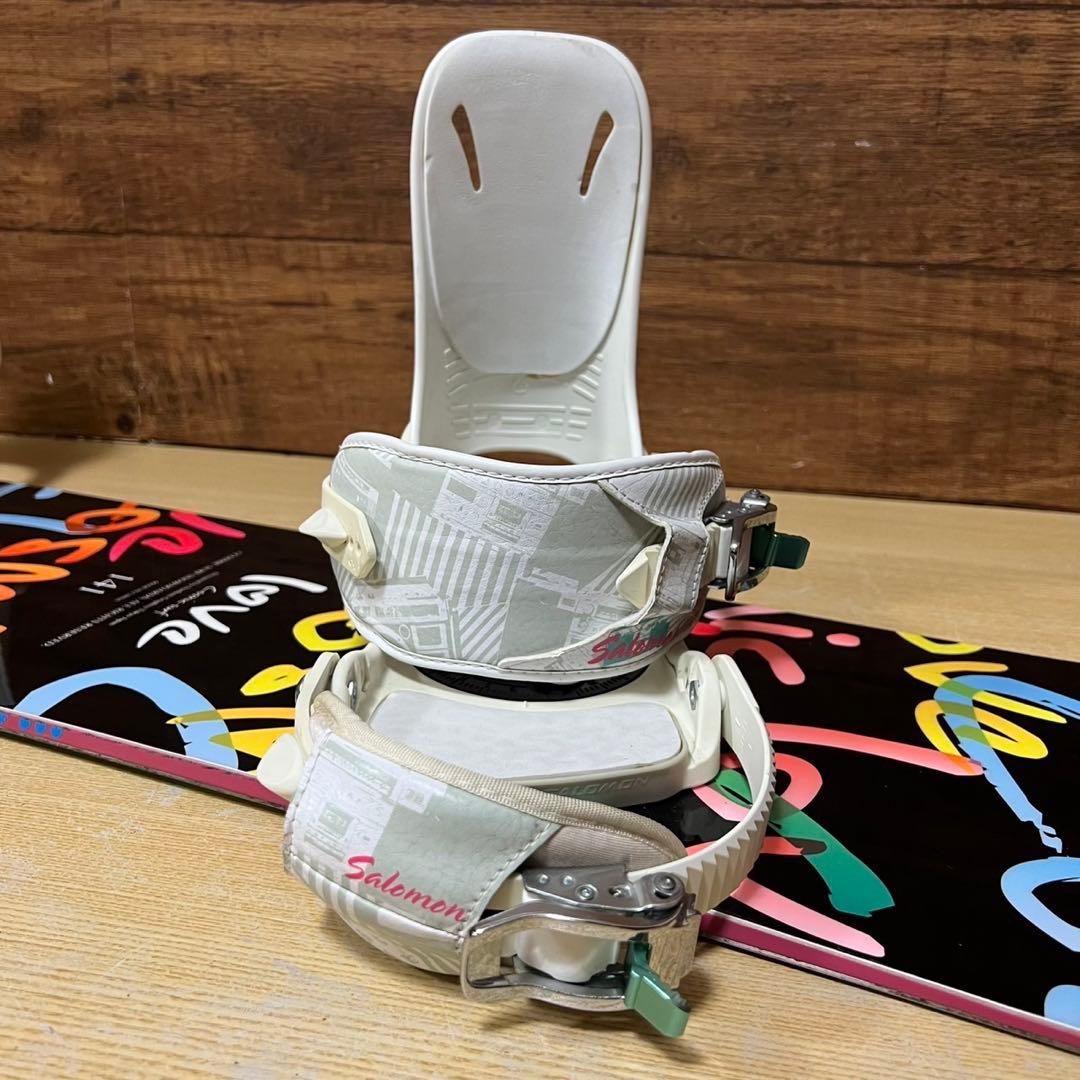 コズミックサーフ　サロモン　初心者オススメ　レディース　スノーボード　3点セット