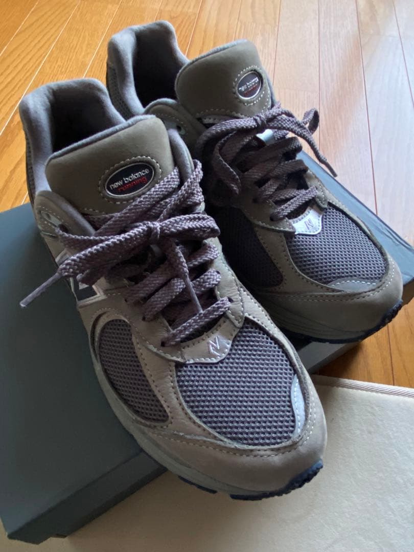 美品　NewBalance ML2002RA グレー ヌバック 26cm