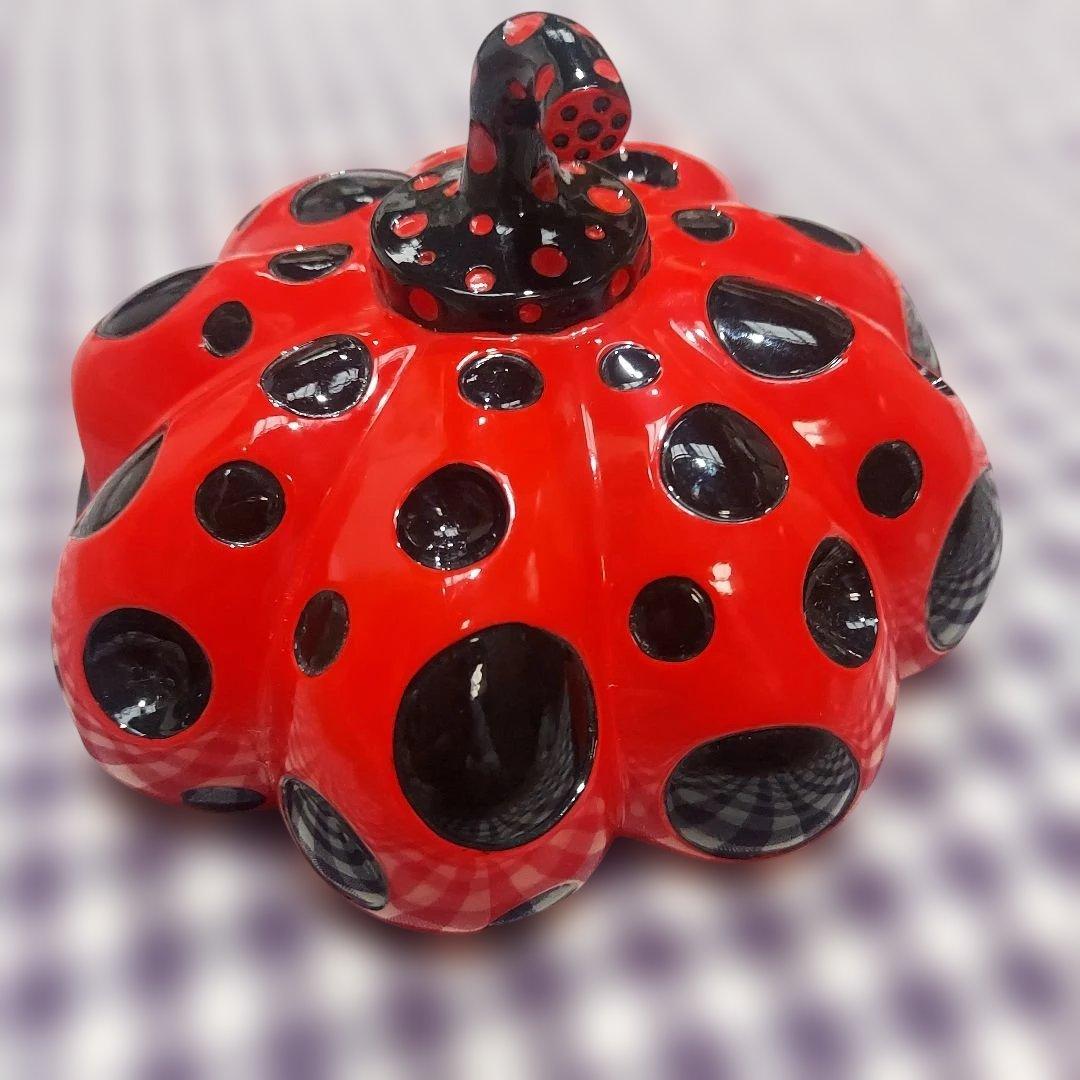 草間彌生 YAYOI KUSAMA かぼちゃ オブジェ ペーパーウェイト