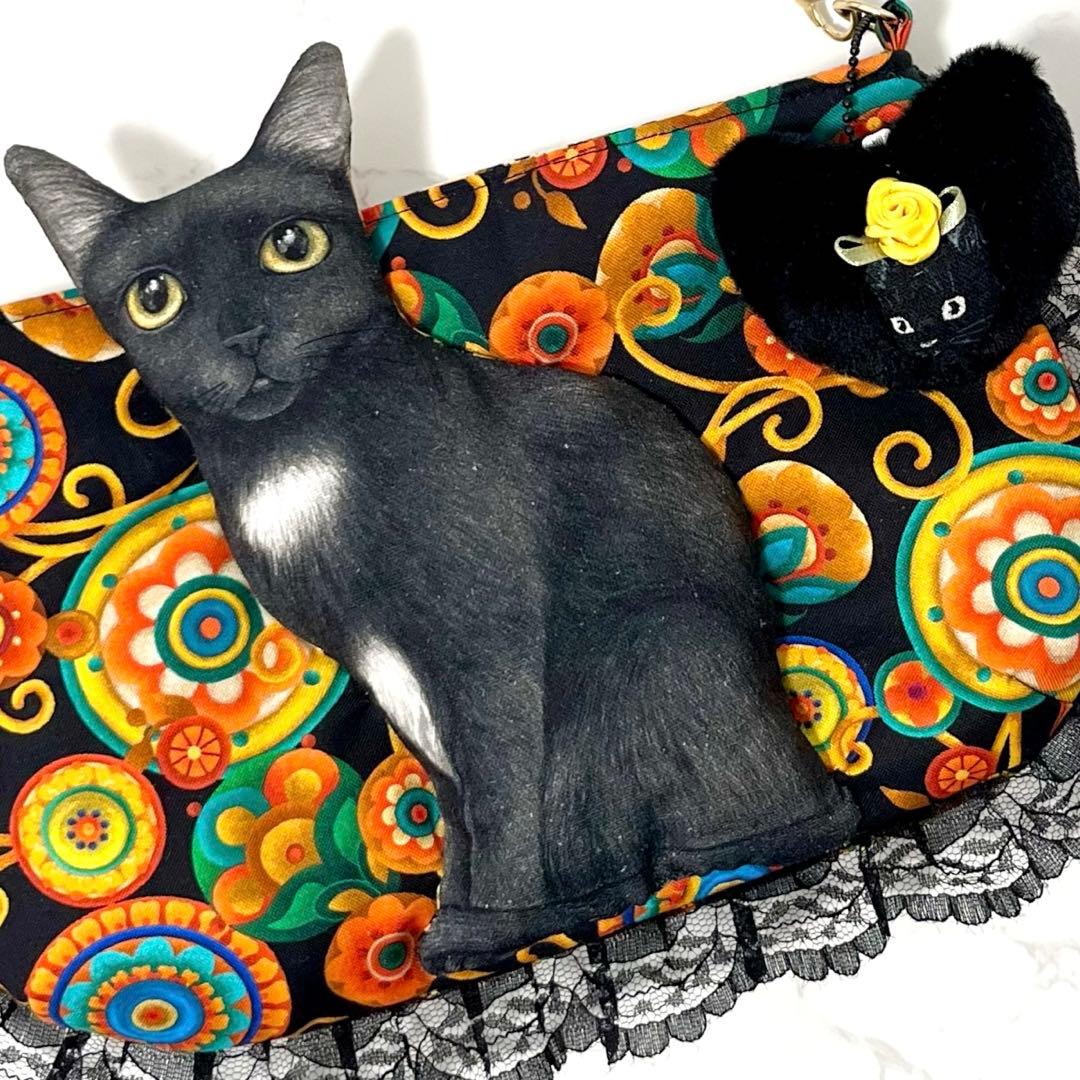 m*︎様 コヤンイサムチョン♡USA♡黒猫ちゃん♡ポシェット