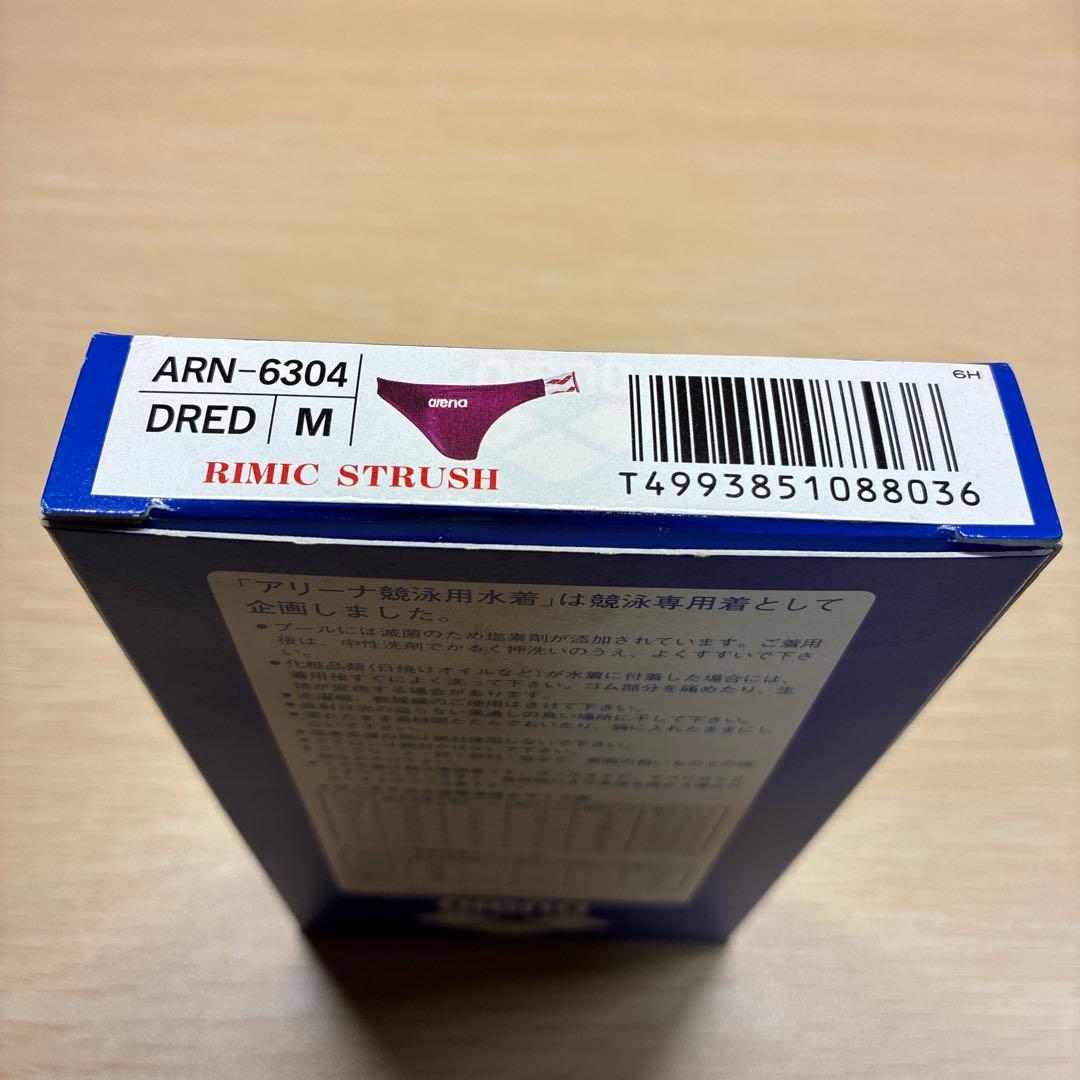 ジ*1様 新品 arena 競泳水着 RIMIC STRUSHサイズM レッド