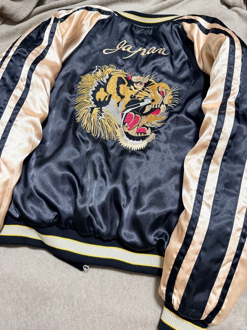 美品 サムライ 別珍 DRAGON 虎 日本限定 スカジャン vintage