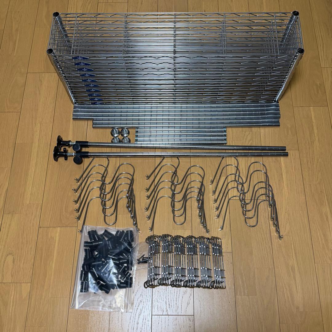 ドウシシャ ルミナスフィール 突っ張りラック 幅90cm MD90-10T