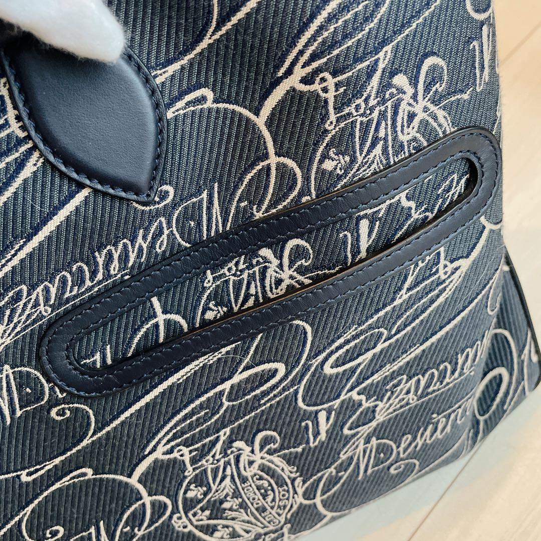 【ベルルッティ】トゥジュール スクリット アラベスク キャンバス