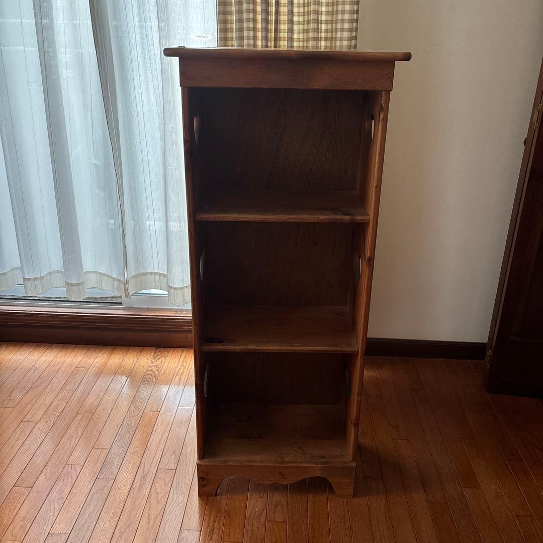 Enfant 木製 3段シェルフ ブラウン