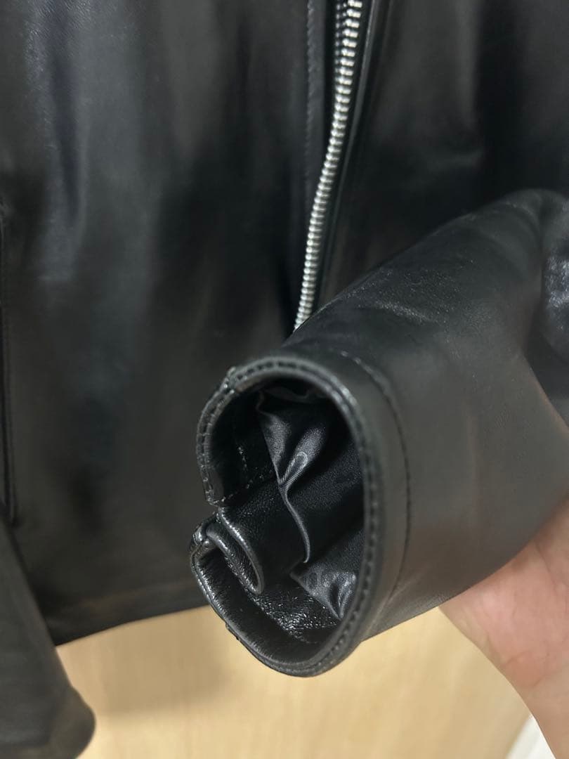 【極美品】Schott 70S シングル ライダース レザー ジャケット XL