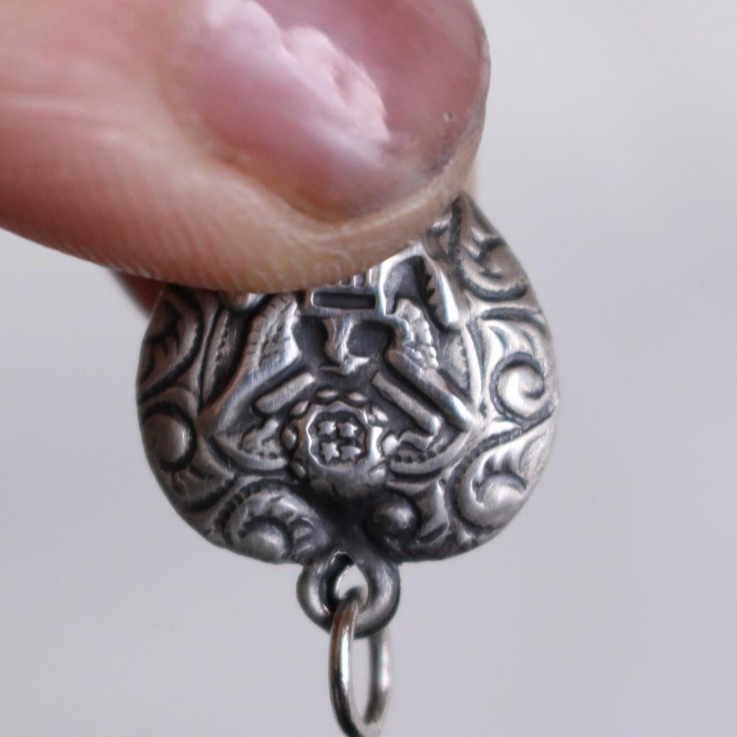 30s　スウィートハートジュエリー　WW2　波　渦　イーグル　US　ARMY