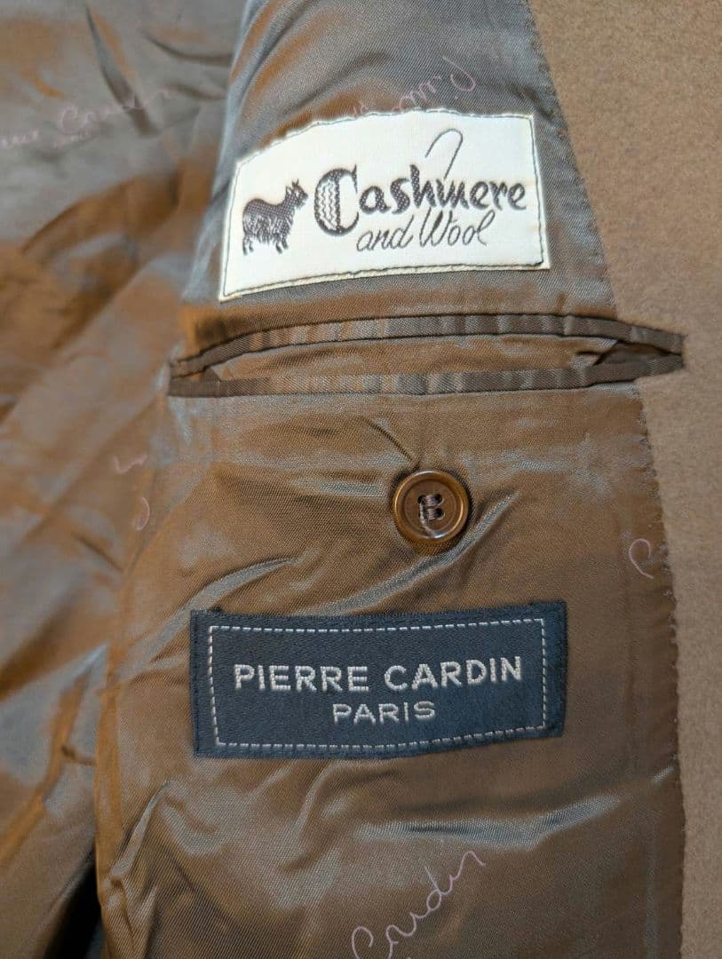 pierre cardin【ウール×カシミア】Balmacaan Coat