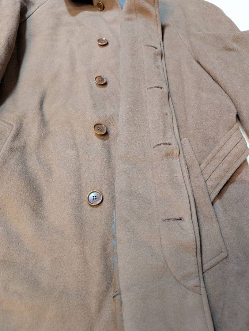 pierre cardin【ウール×カシミア】Balmacaan Coat