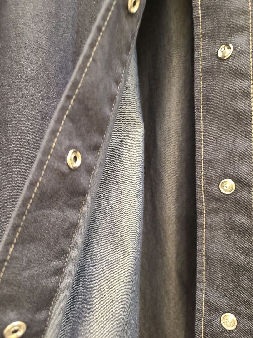 ライト デニム ワンピース(ネイビー)