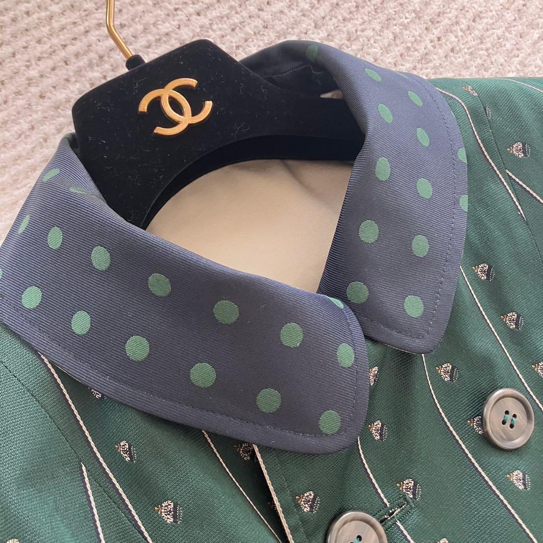 ジェーンマープル　希少　25周年記念リバーシブルトレンチコート　ダブルブレスト