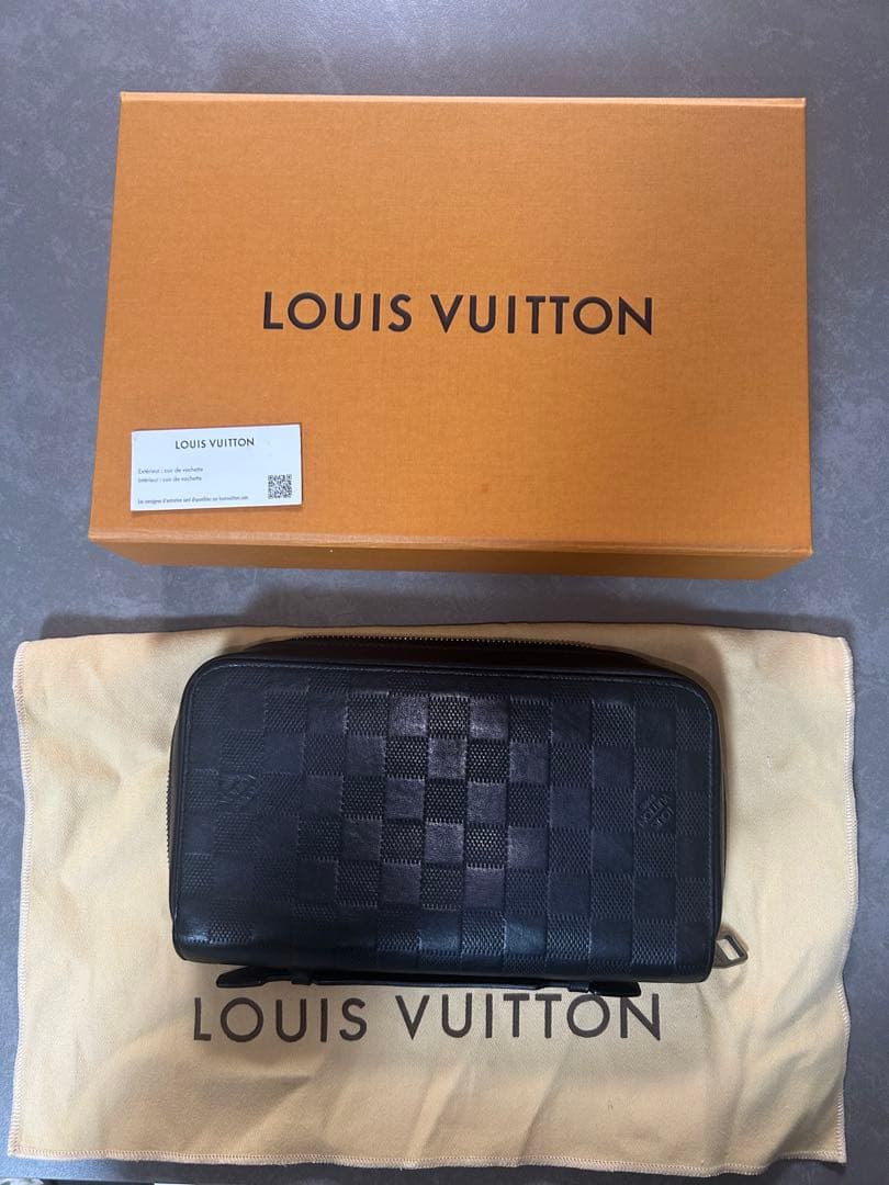 ✨実用美品✨ルイヴィトン❣️ダミエアンフィニ ジッピーXL 財布 大容量
