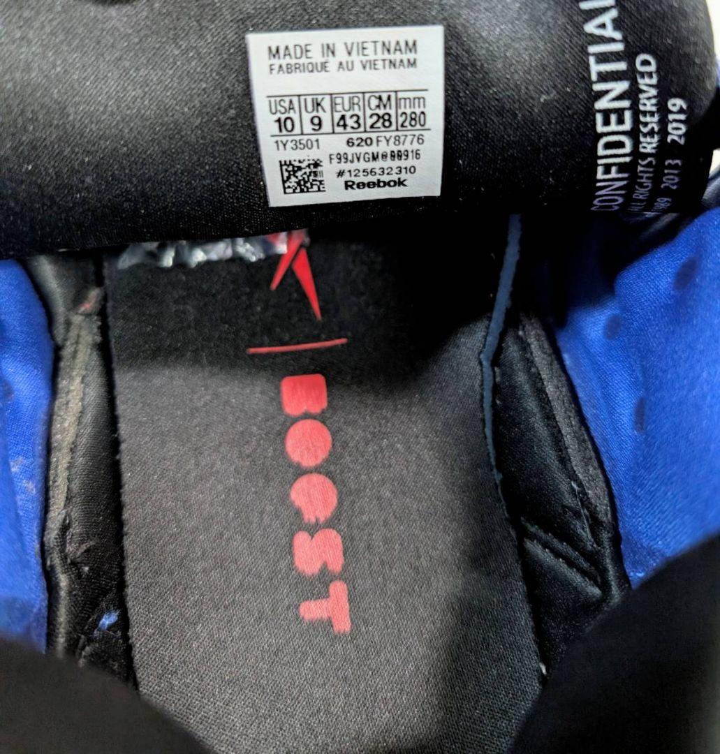 毎日値下げ　着用3回　adidas×Reebokコラボ　ポンプフューリーブースト