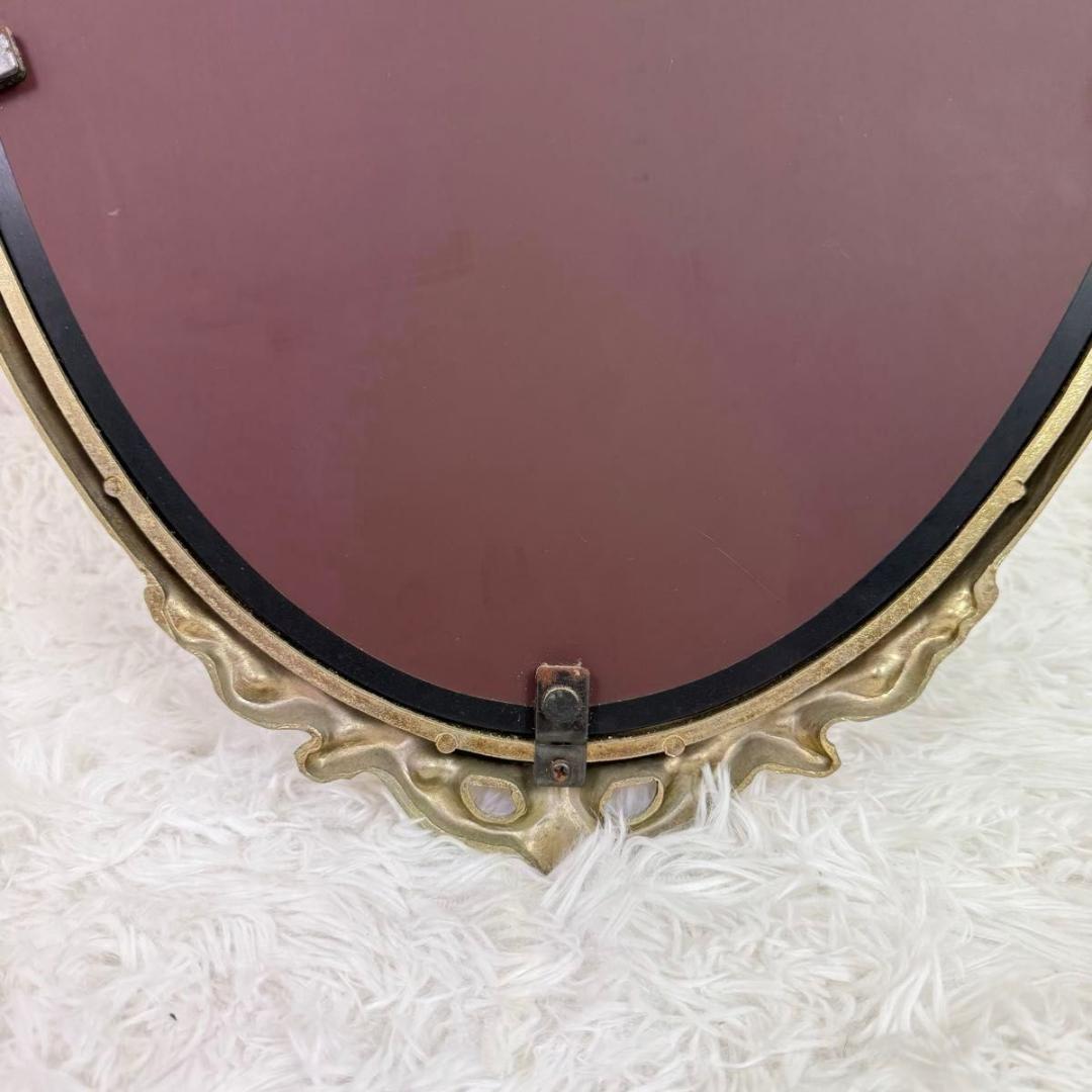 【アンティーク】 ウォールミラー 鏡 壁掛け インテリア　イタリア風　825-3