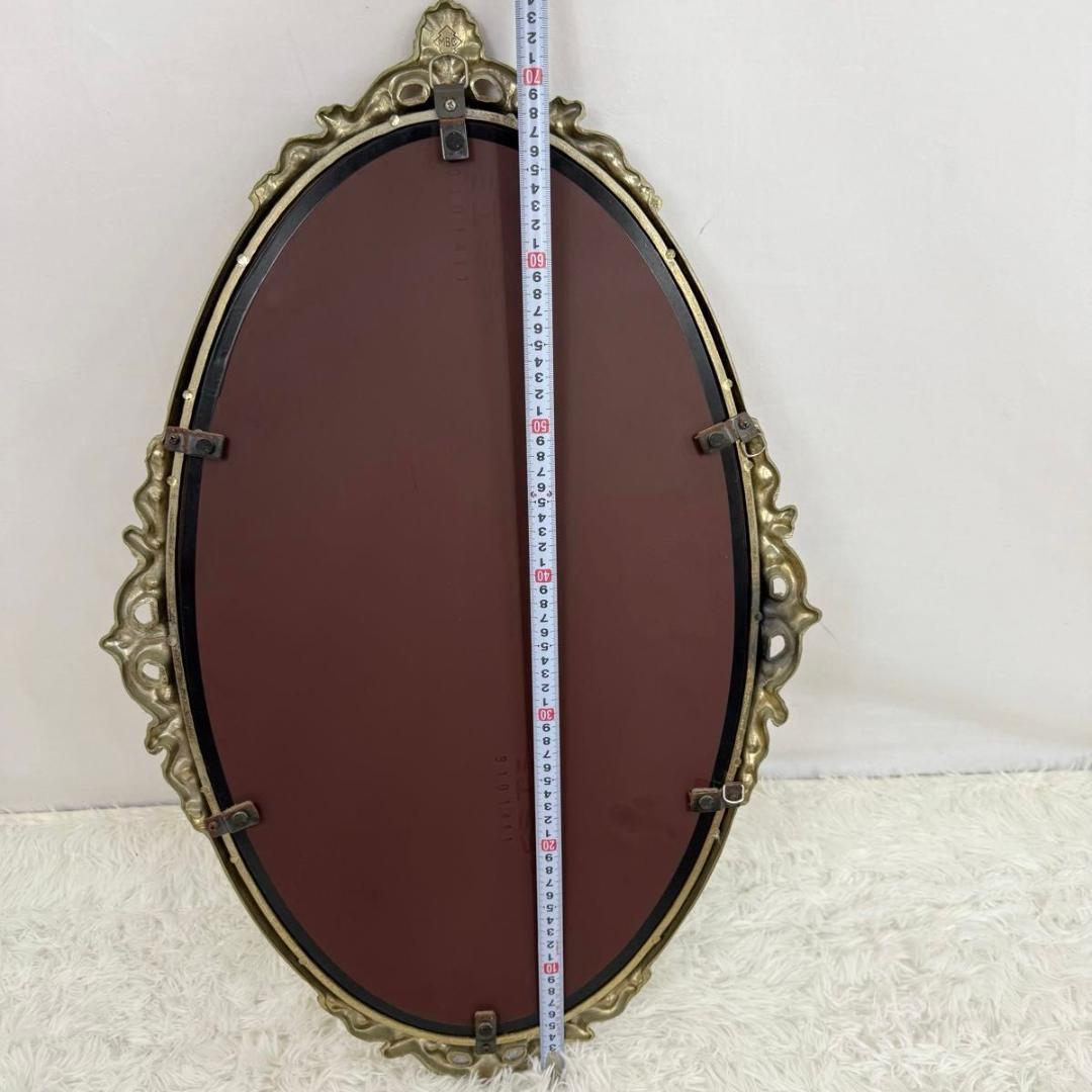 【アンティーク】 ウォールミラー 鏡 壁掛け インテリア　イタリア風　825-3