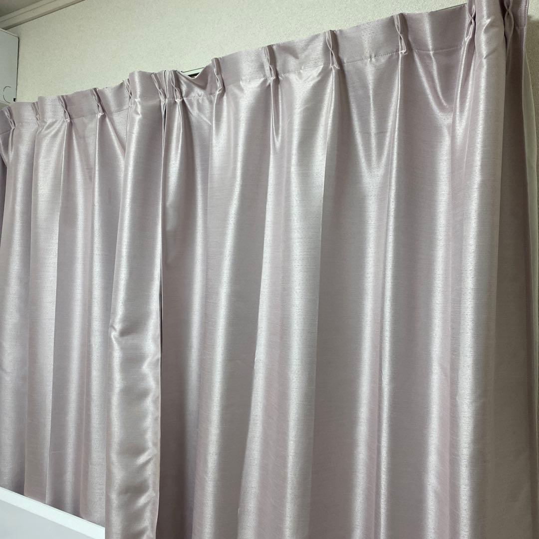 Francfranc スペイシアカーテン ライトピンク