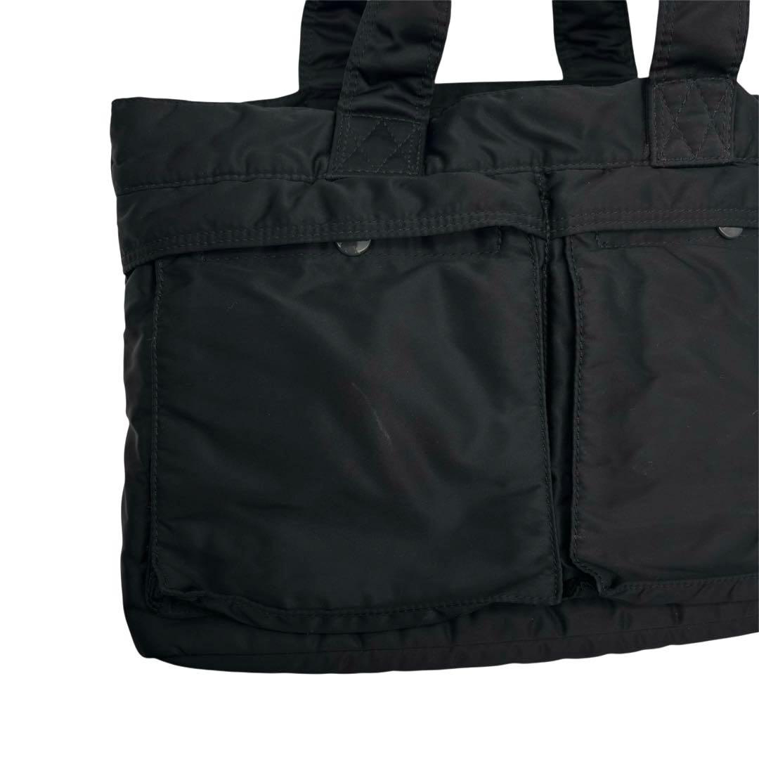 ポーター タンカー A4可 トートバッグ ハンドバッグ 男女可 ナイロン 黒