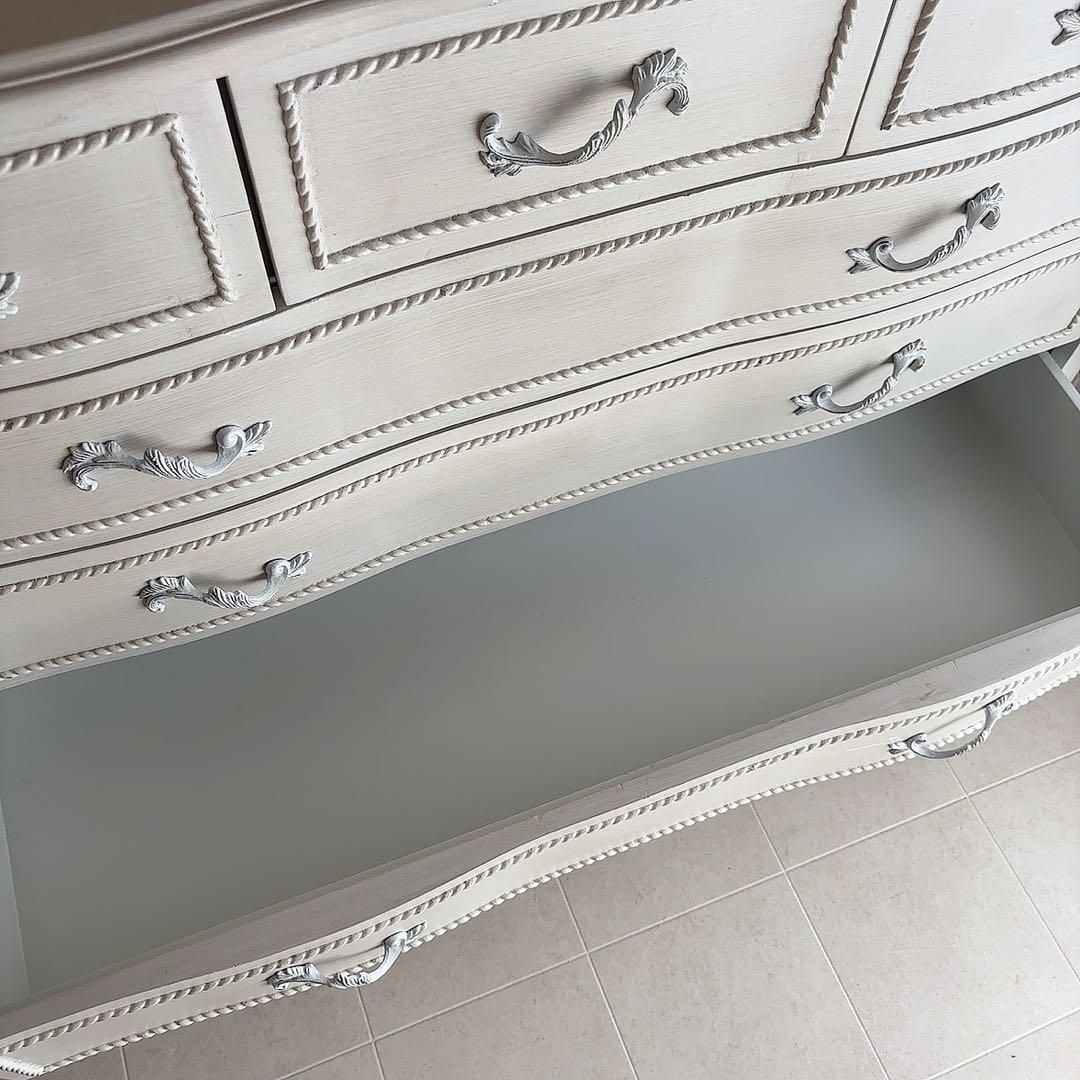 rira♡　直接配送　シャビーシック　フレンチシャビー　サイドボード