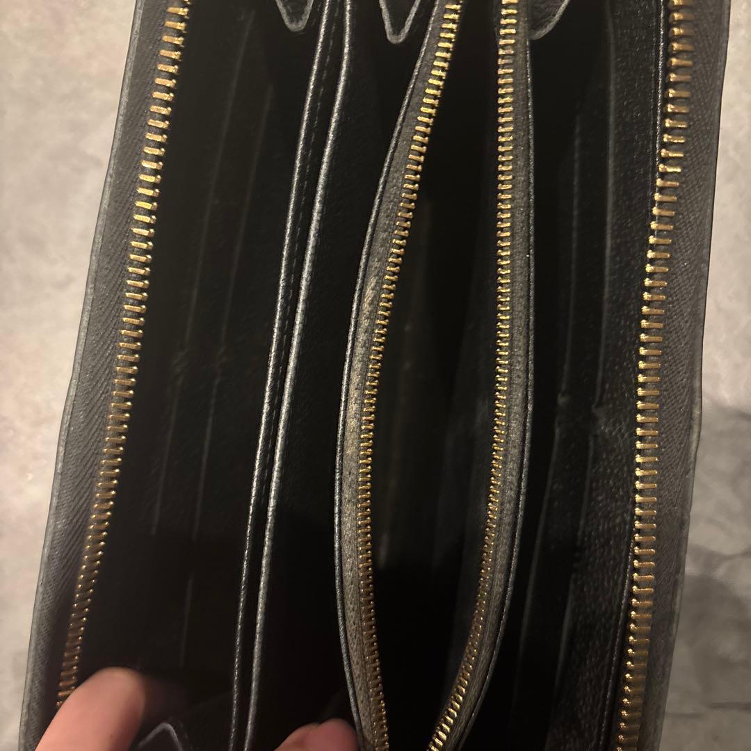 Louis Vuitton モノグラム ブラック ジッピーウォレット 長財布